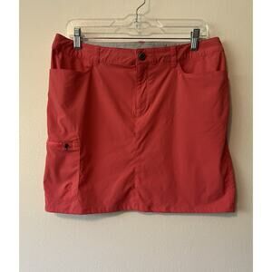 Patagonia Womens Size 10 Cargo Skirt Pink Nylon Spandex Outdoor Casual Preppy